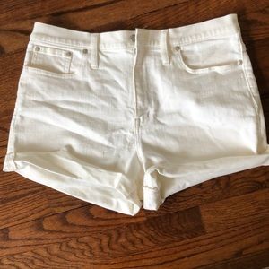 Madewell White Shorts